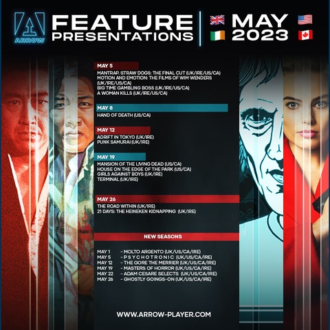ARROW HAS A KILLER LINE-UP – MAY 2023