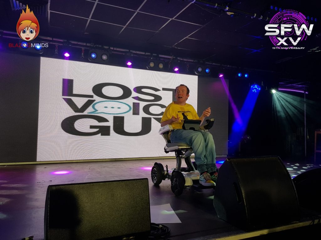 Lost Voice Guy at SFW XV - Photo Credit (Karen Woodham)